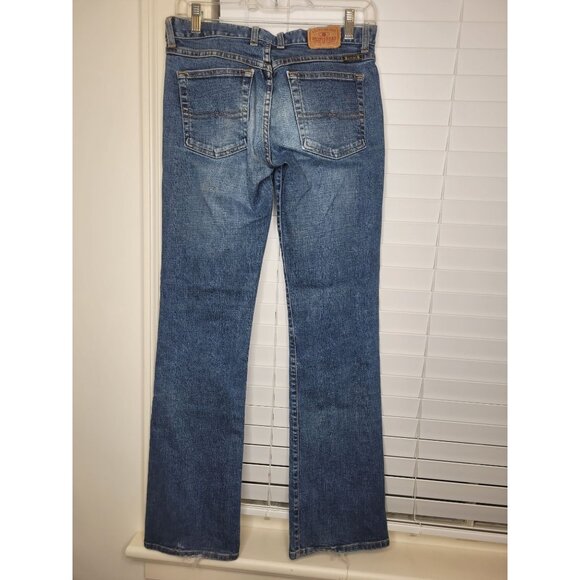VTG Lucky Brand Womens Jeans 4/27 American Low rise Frayed Hem Bootcut Western - Picture 2 of 6